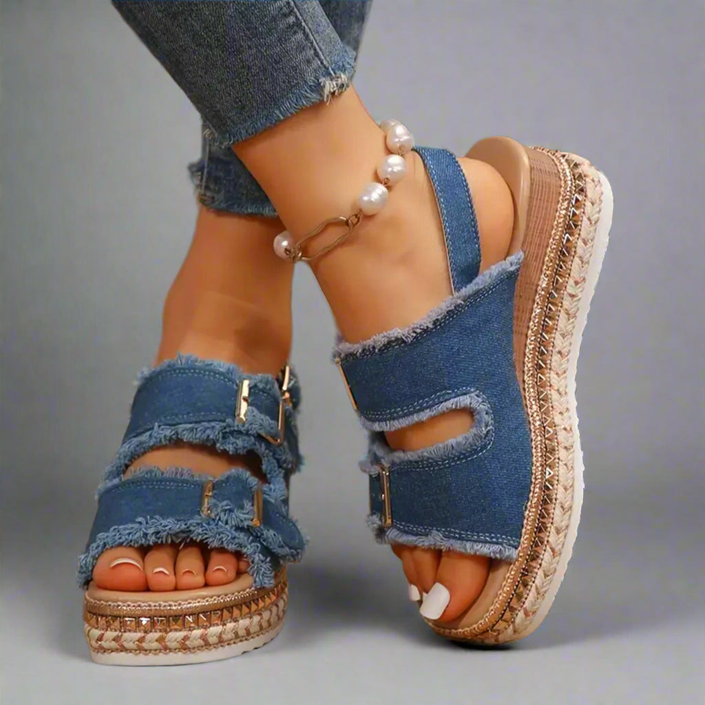 Aranka | Komfortní klínové sandály na každodenní nošení