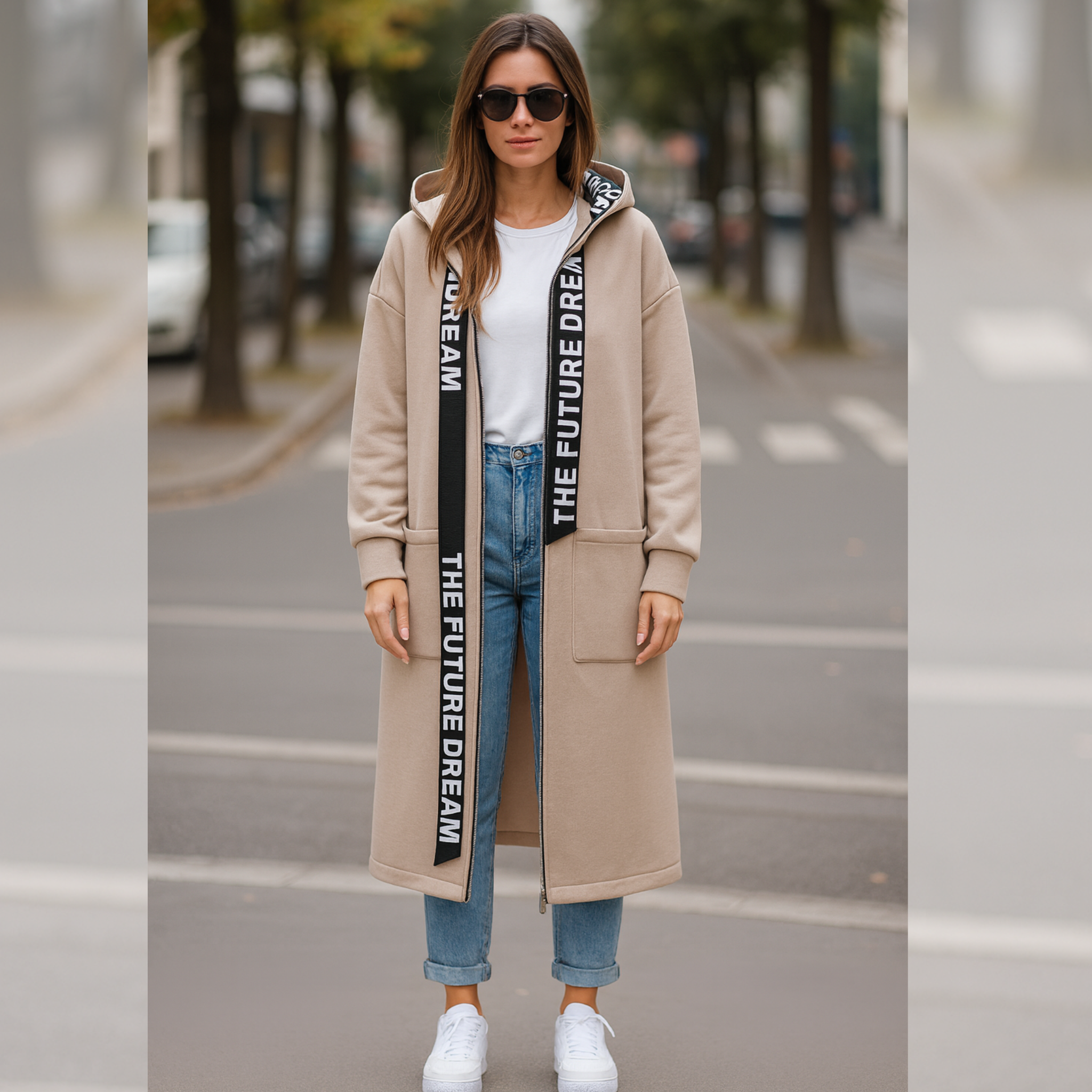 Arden Flux Dámský Hřejivý Fleece Zip-Up Kabát s Kapucí