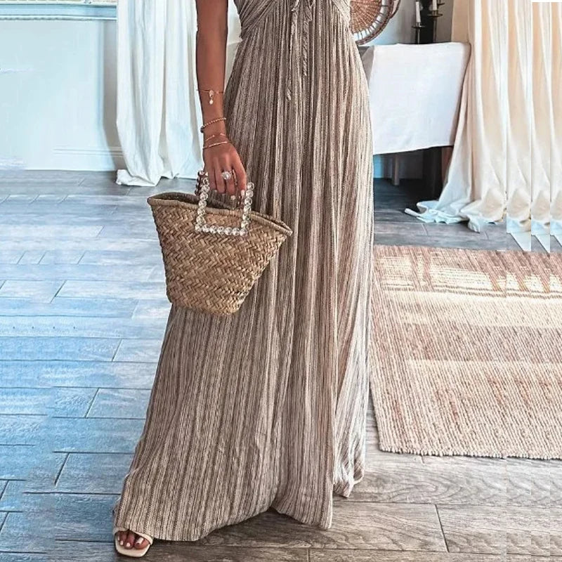 Olivia™ - Boho šaty s halterneck