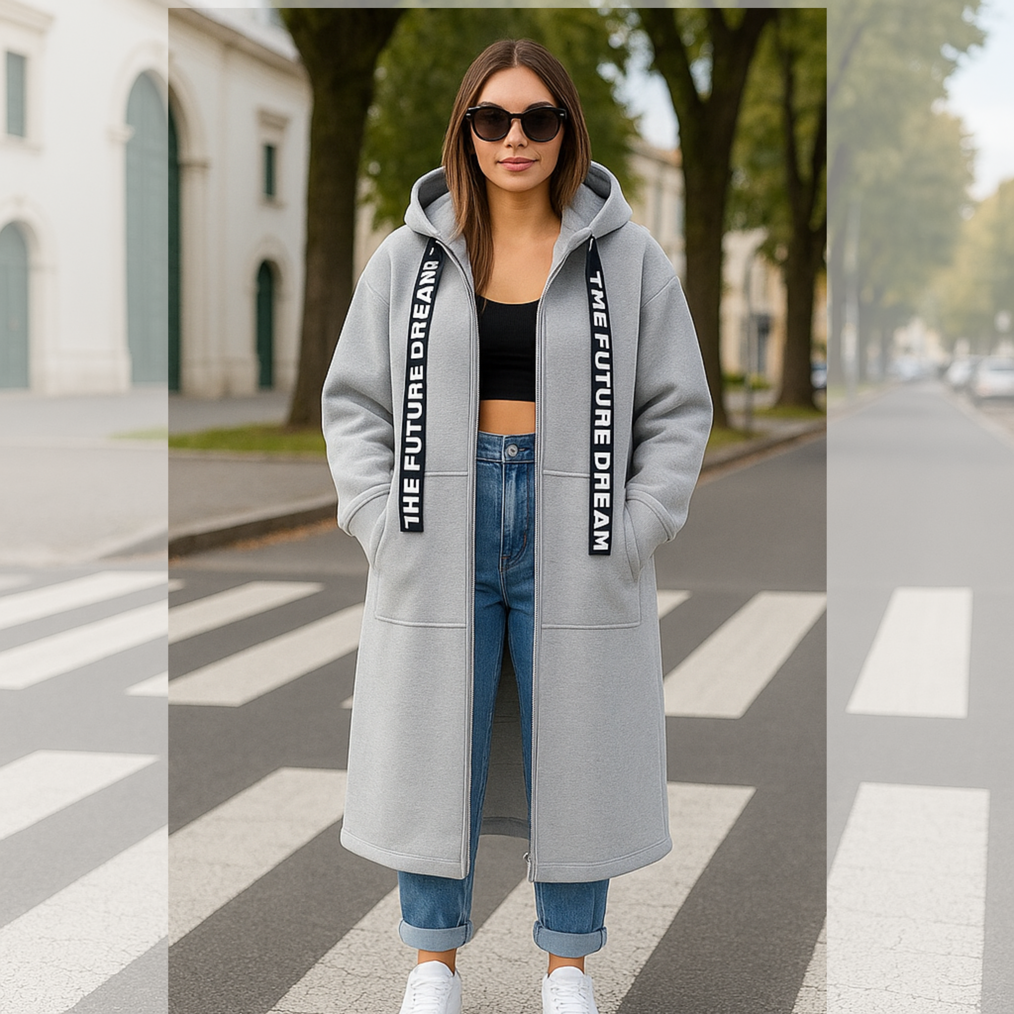 Arden Flux Dámský Hřejivý Fleece Zip-Up Kabát s Kapucí
