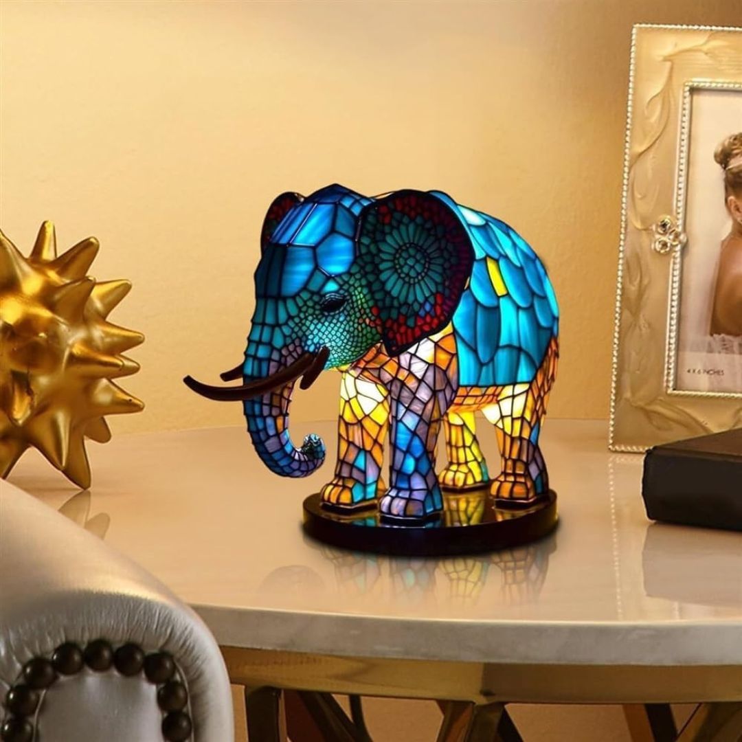 LeuchtElefant - ručně vyrobená lampa, která rozjasní srdce