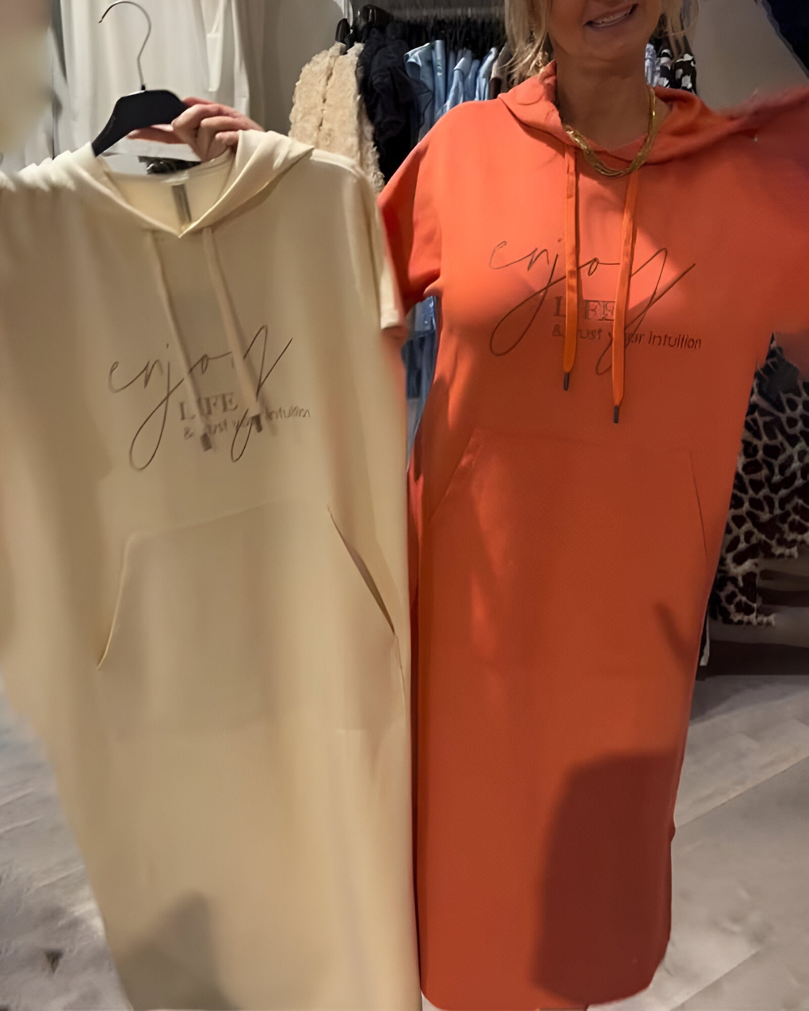 Saskia™ | Casual Hoodie Šaty
