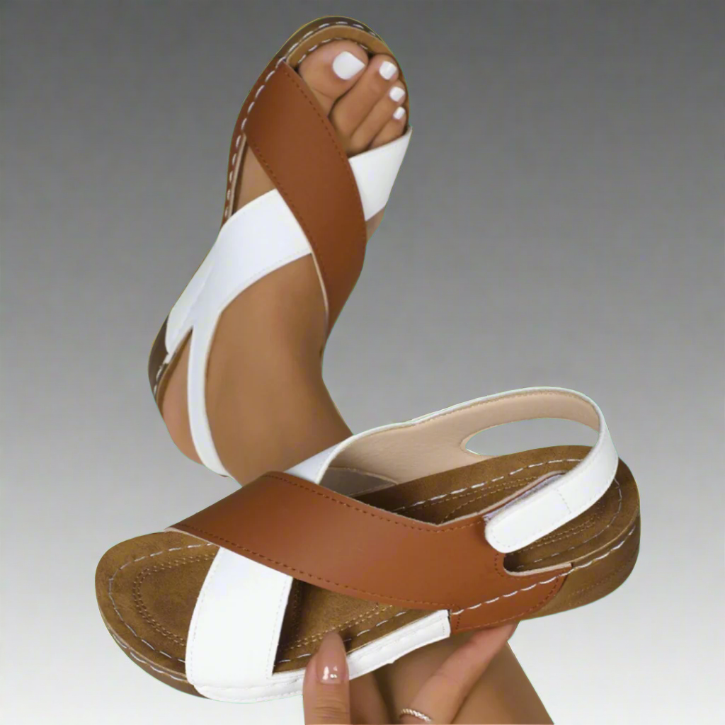 Solveig | Ultrafláté, pohodlné ortopedické sandály