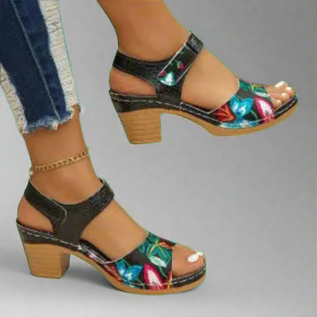 Marisa | Ručně vyráběné sandály s otevřenou špičkou, vyrobené z kvalitních materiálů