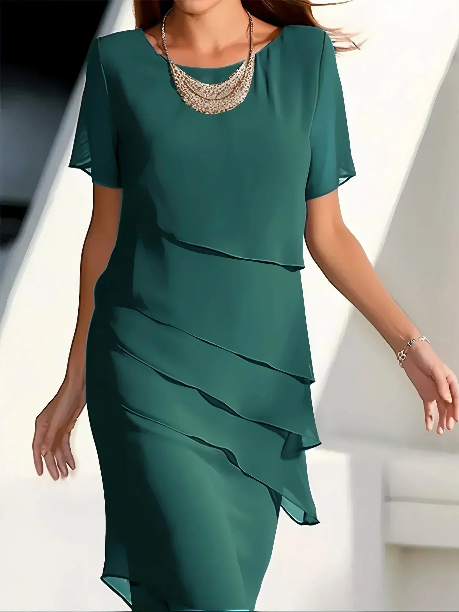 Isabella - Elegantní šaty s pokrytím břicha
