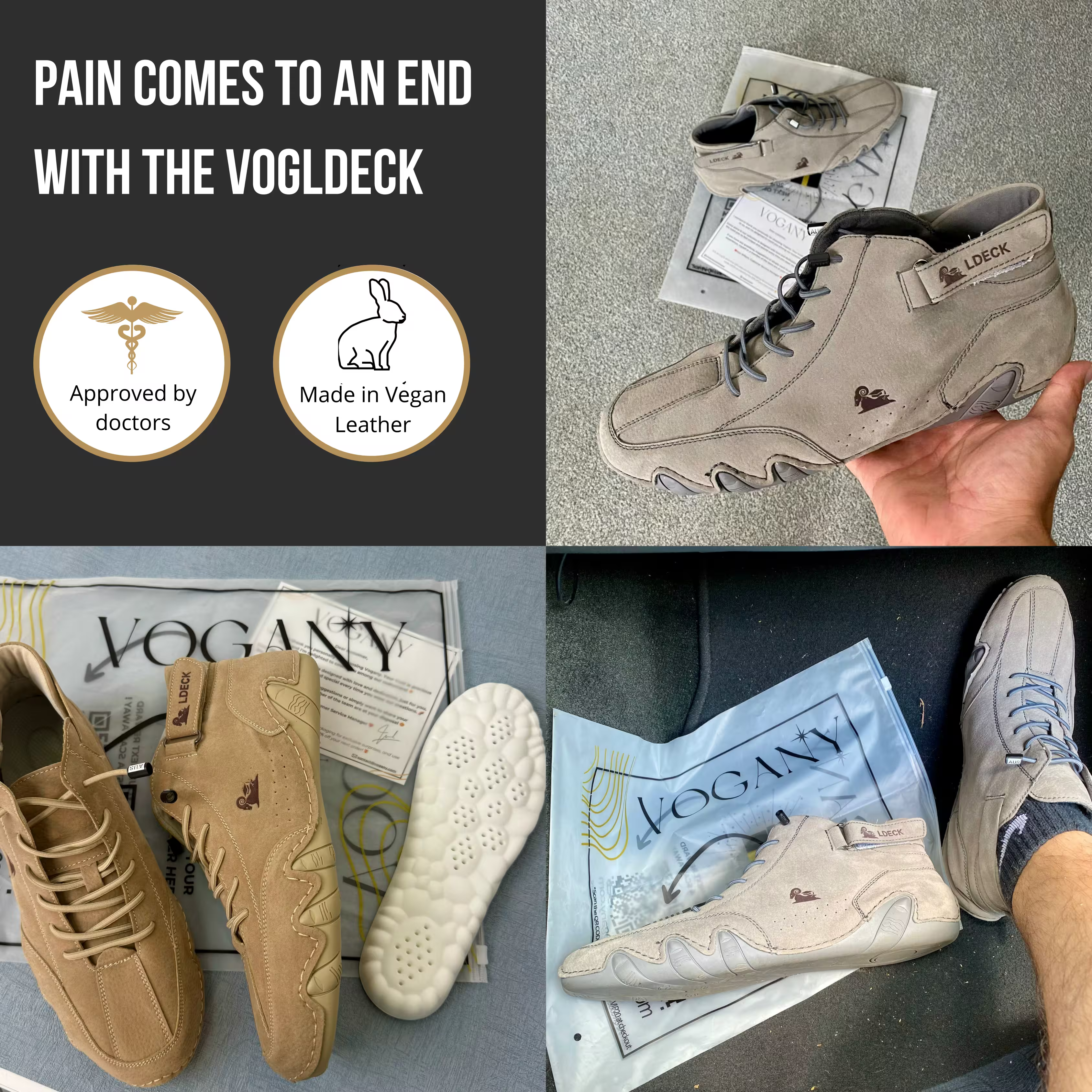 VogLDeck - Orthopedic Shoes with Waterproof and Breathable Design