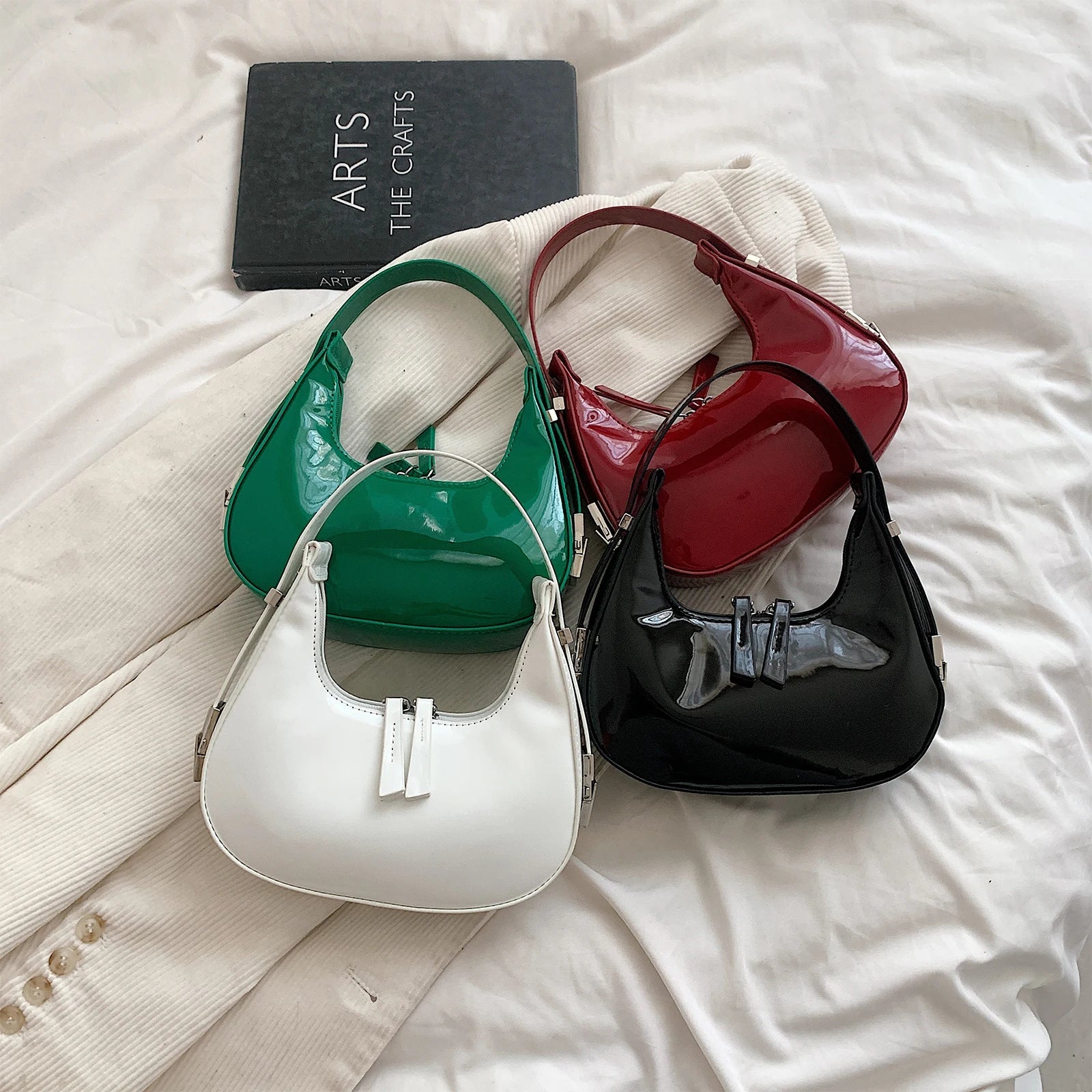 Bella™ - Vintage Half-Moon Handbag