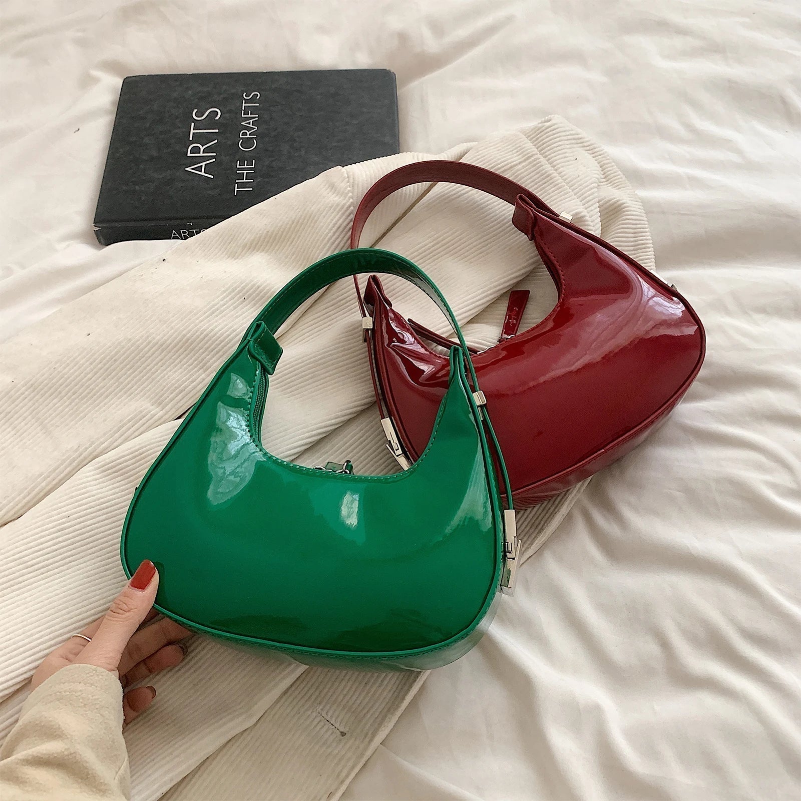Bella™ - Vintage Half-Moon Handbag