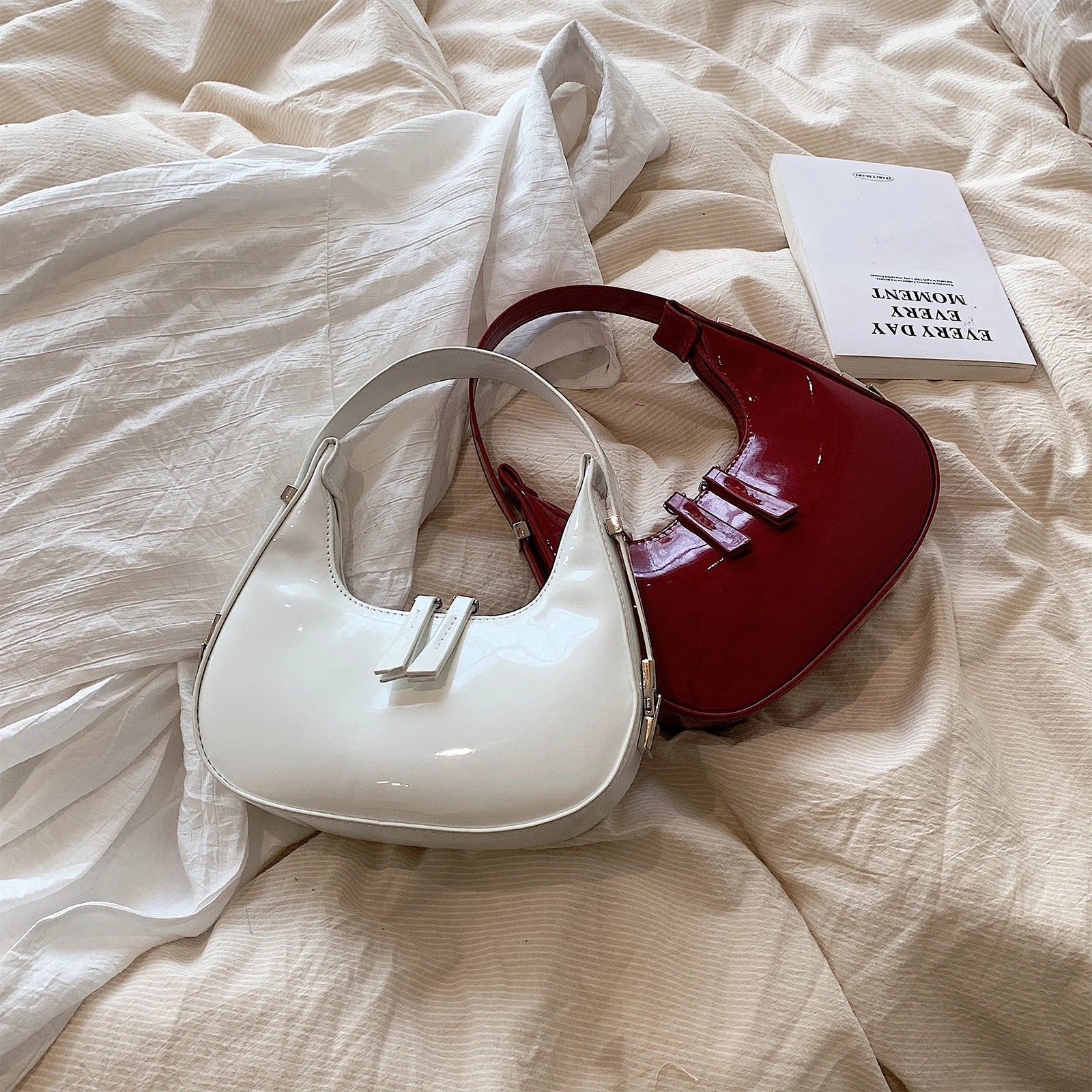 Bella™ - Vintage Half-Moon Handbag