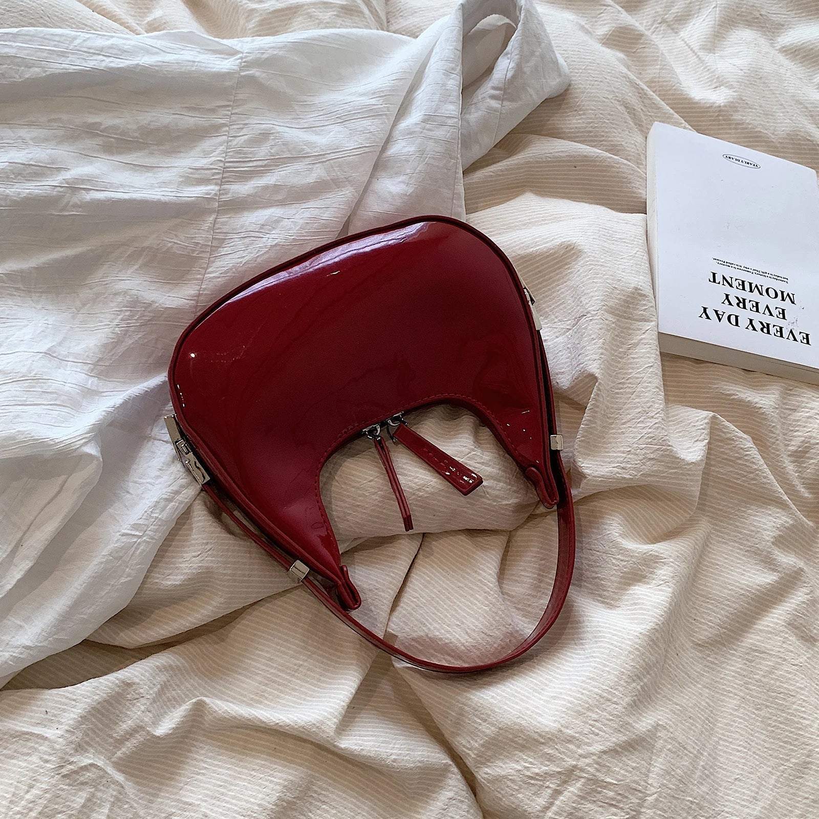 Bella™ - Vintage Half-Moon Handbag
