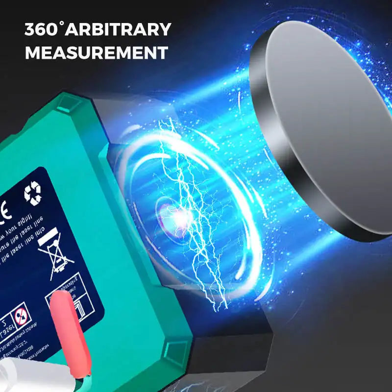 PrecisionPro Magnetix™ – Digitální úhloměr s laserem | Magnetický sklonoměr a vodováha