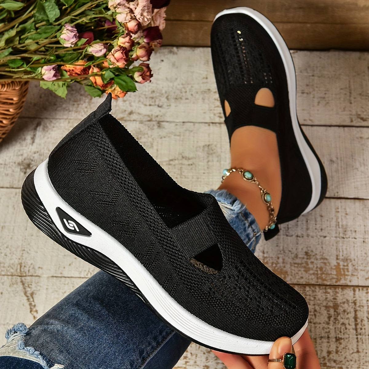 Carmelle – Slip-On prodyšné turistické boty