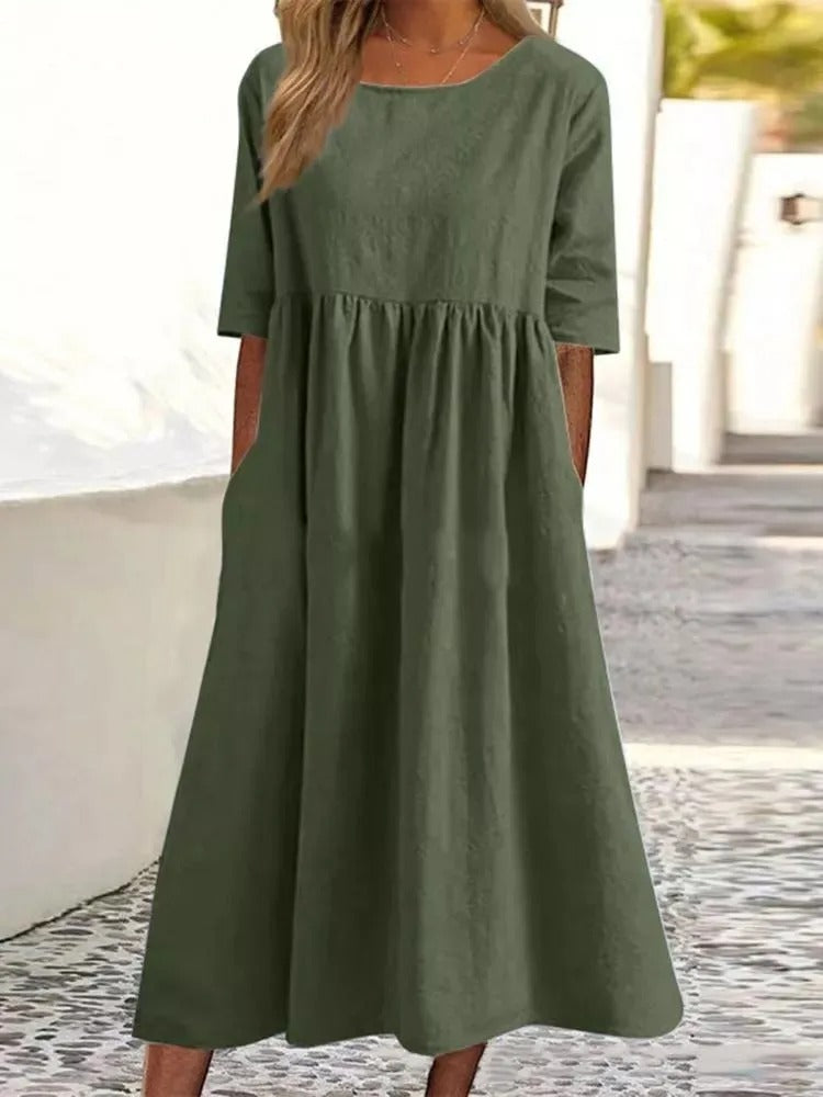 Anja™ - Mavedækkende kjole