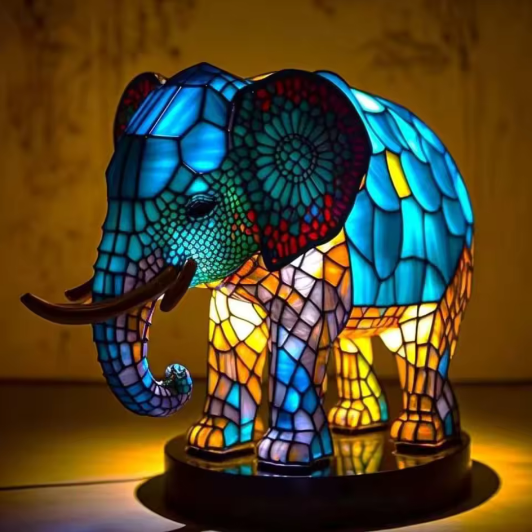 LeuchtElefant - ručně vyrobená lampa, která rozjasní srdce