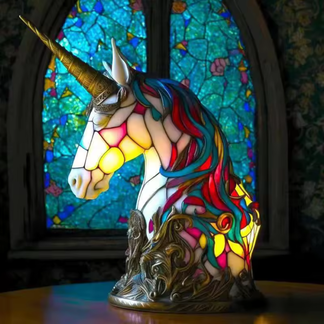 LeuchtEinhorn - ručně vyráběná lampa, která rozjasní srdce