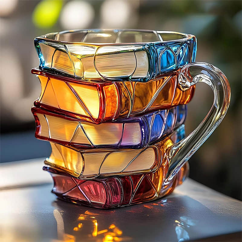 Ručně vyráběný 3D Leseglück hrnek - originál