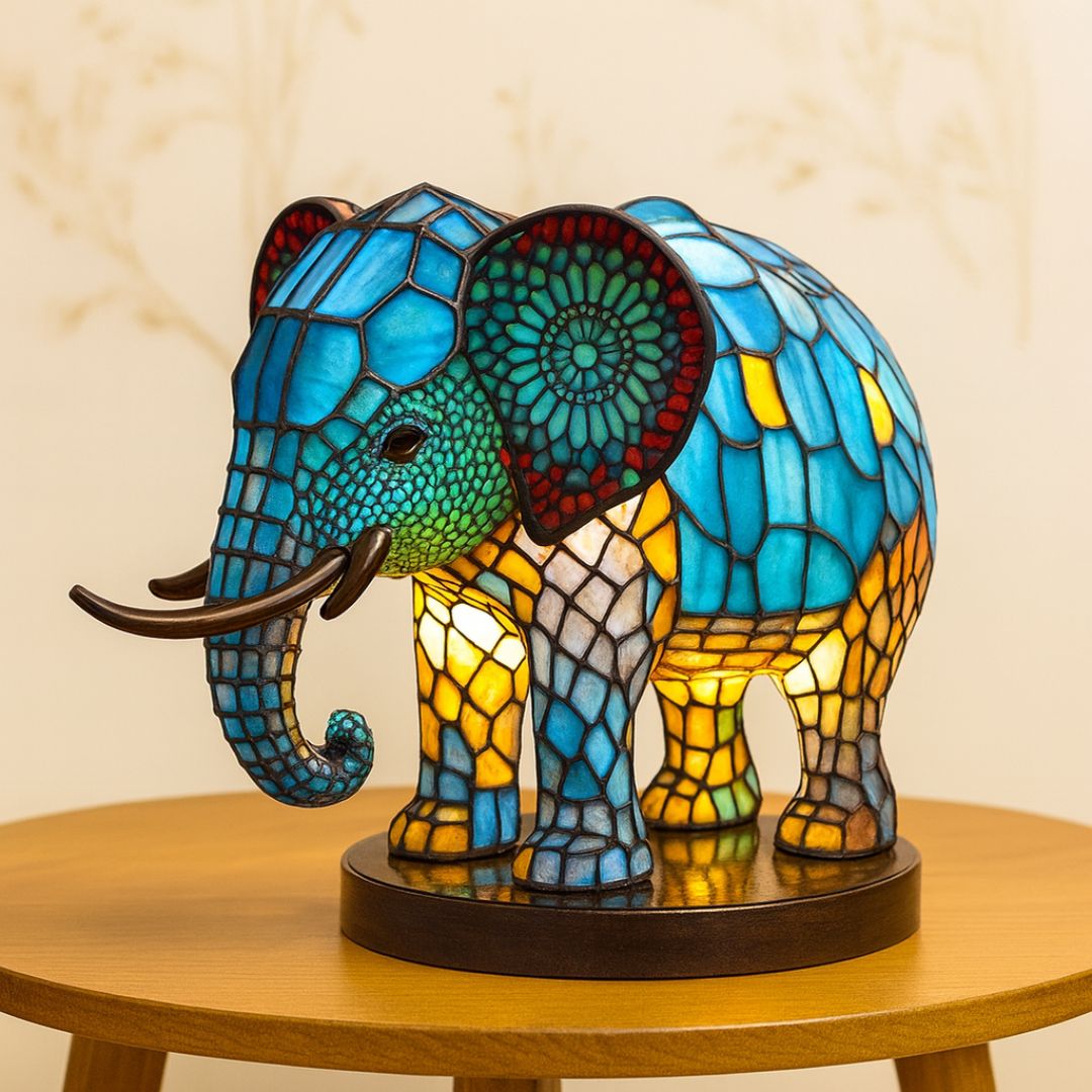 LeuchtElefant - ručně vyrobená lampa, která rozjasní srdce