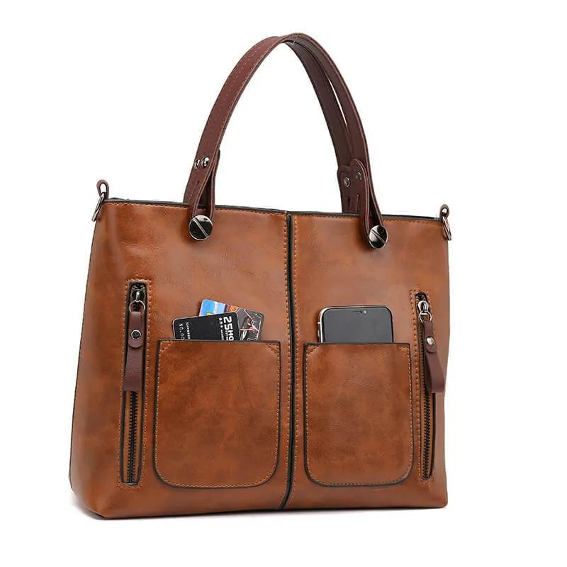 Maelis™ - Elegantní Kožená Taška Přes Rameno
