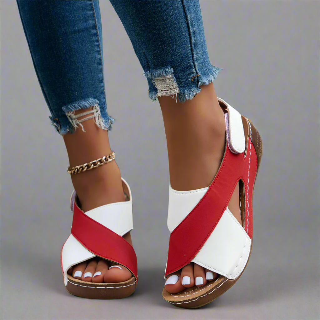 Solveig | Ultrafláté, pohodlné ortopedické sandály