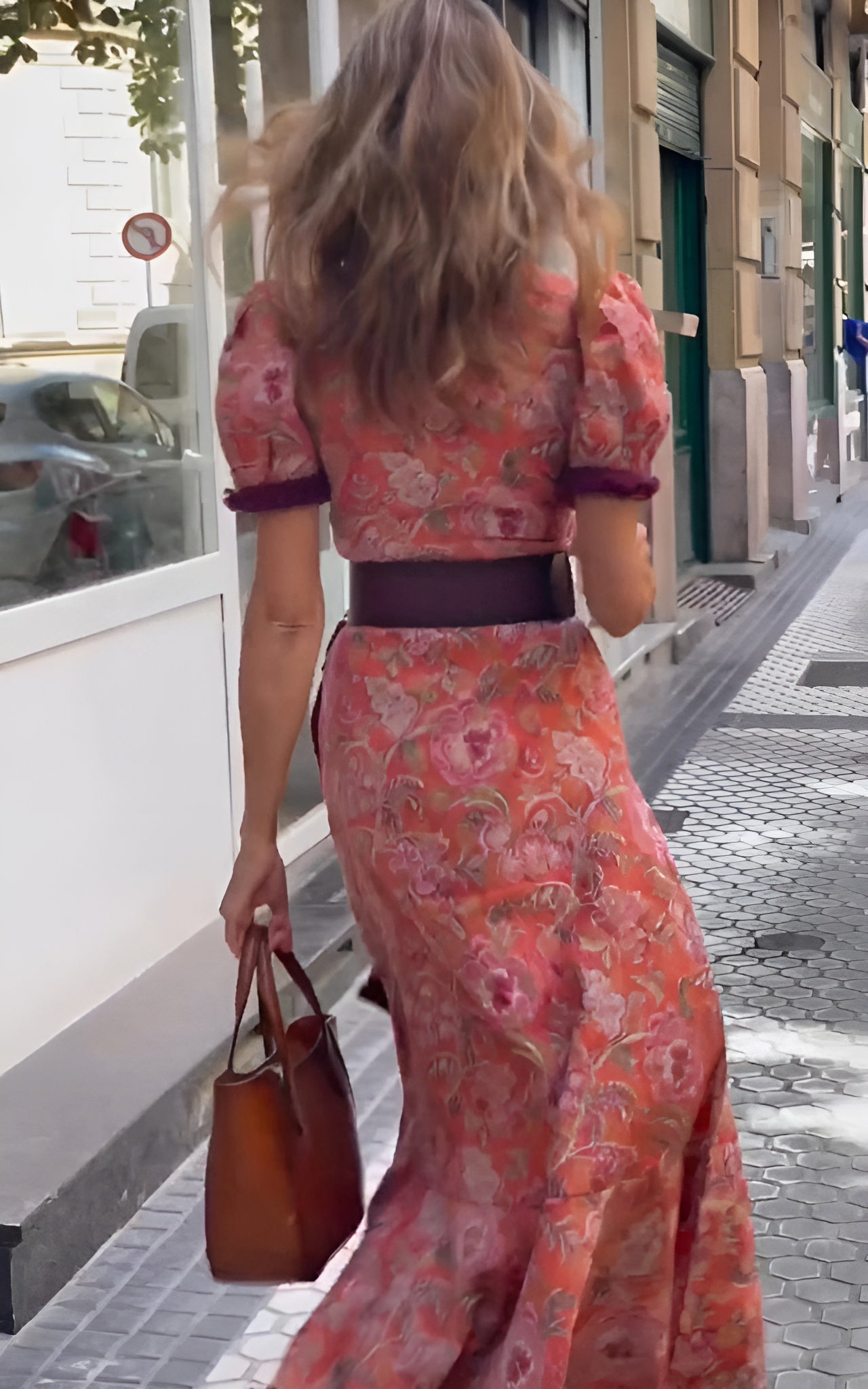 OLIWIA | Elegantní dlouhé šaty s balónovými rukávy