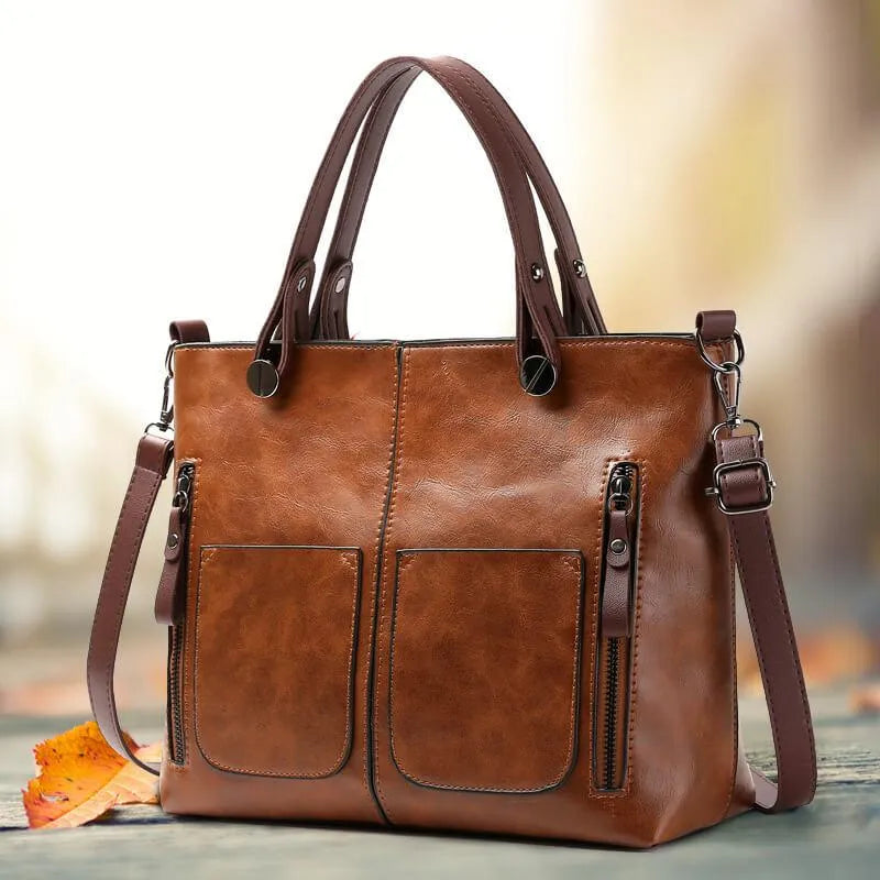Maelis™ - Elegantní Kožená Taška Přes Rameno