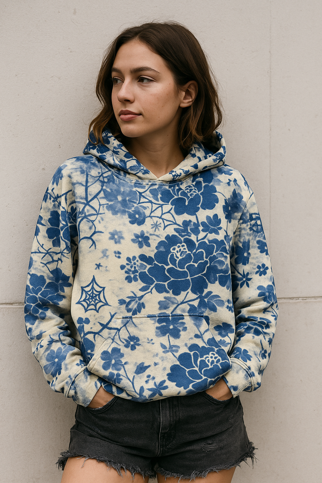 NekoLuna – Kawaii Kočičí Mikina pro Ženy | Harajuku Streetwear & Čínský Art Styl