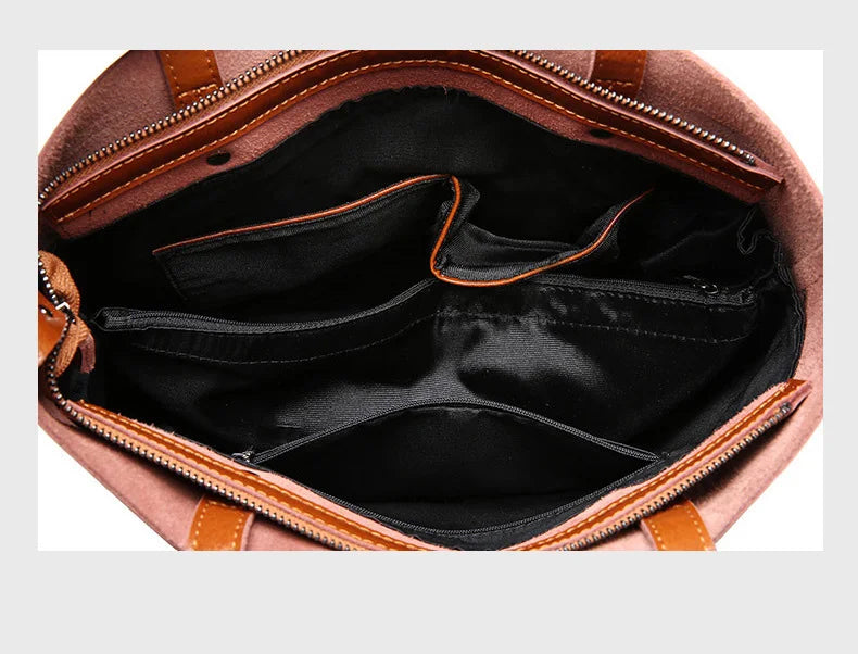 Diana™ - Elegantní kožená tote taška v klasickém stylu