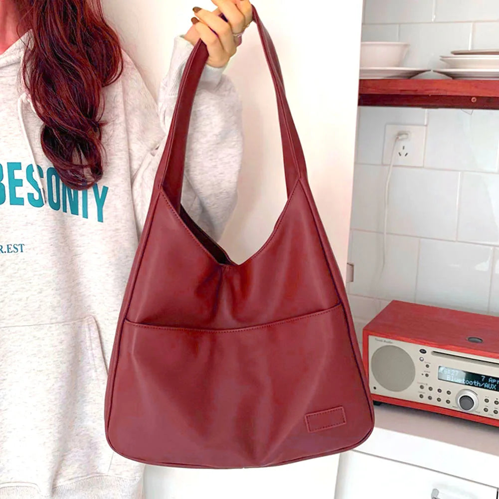 Liv™ - Stylová volná hobo taška v koženém designu