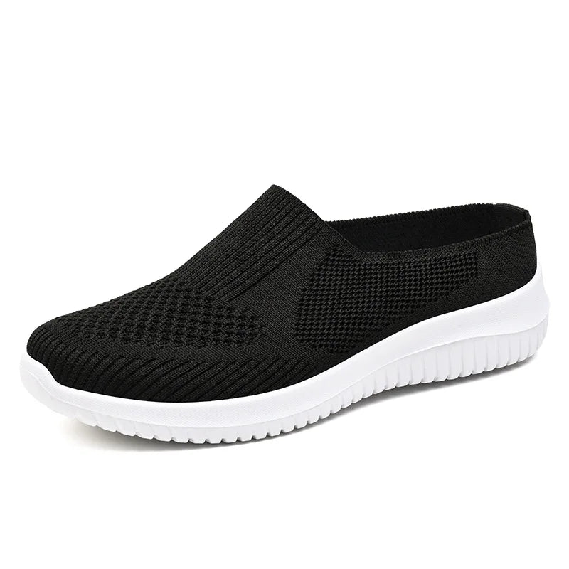 BreezeStep™ – Dámské Pletené Pantofle | Prodyšné Lehoučké Casual Boty na Jaro & Léto