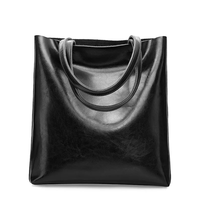 Diana™ - Elegantní kožená tote taška v klasickém stylu