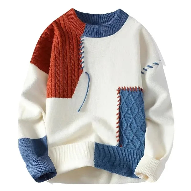 Pletený svetr | Měkký statement svetr | Unisex volný střih