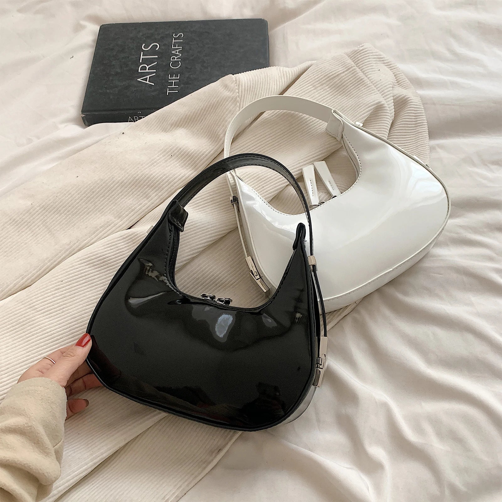 Bella™ - Vintage Half-Moon Handbag