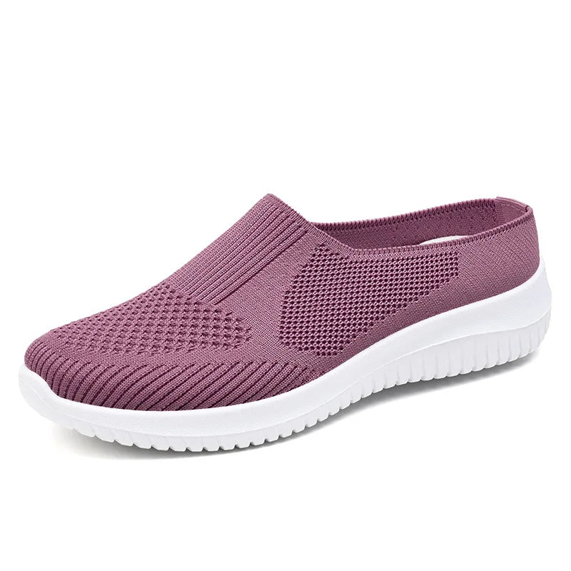 BreezeStep™ – Dámské Pletené Pantofle | Prodyšné Lehoučké Casual Boty na Jaro & Léto