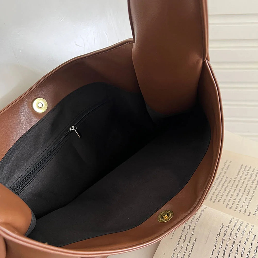 Liv™ - Stylová volná hobo taška v koženém designu