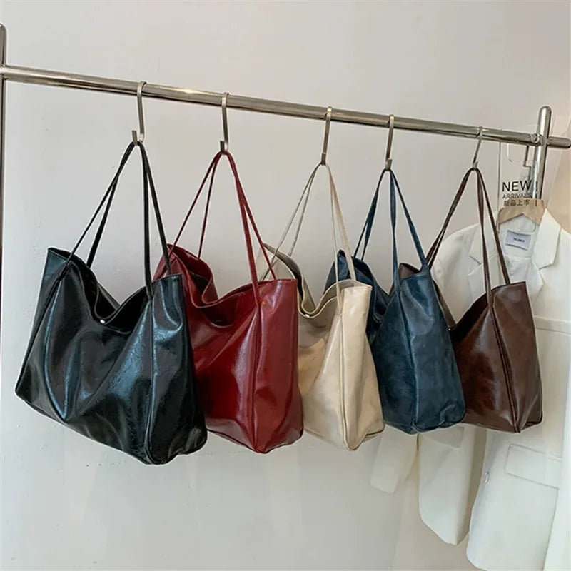 Lisa™ - Stylová hnědá tote taška s efektem kůže