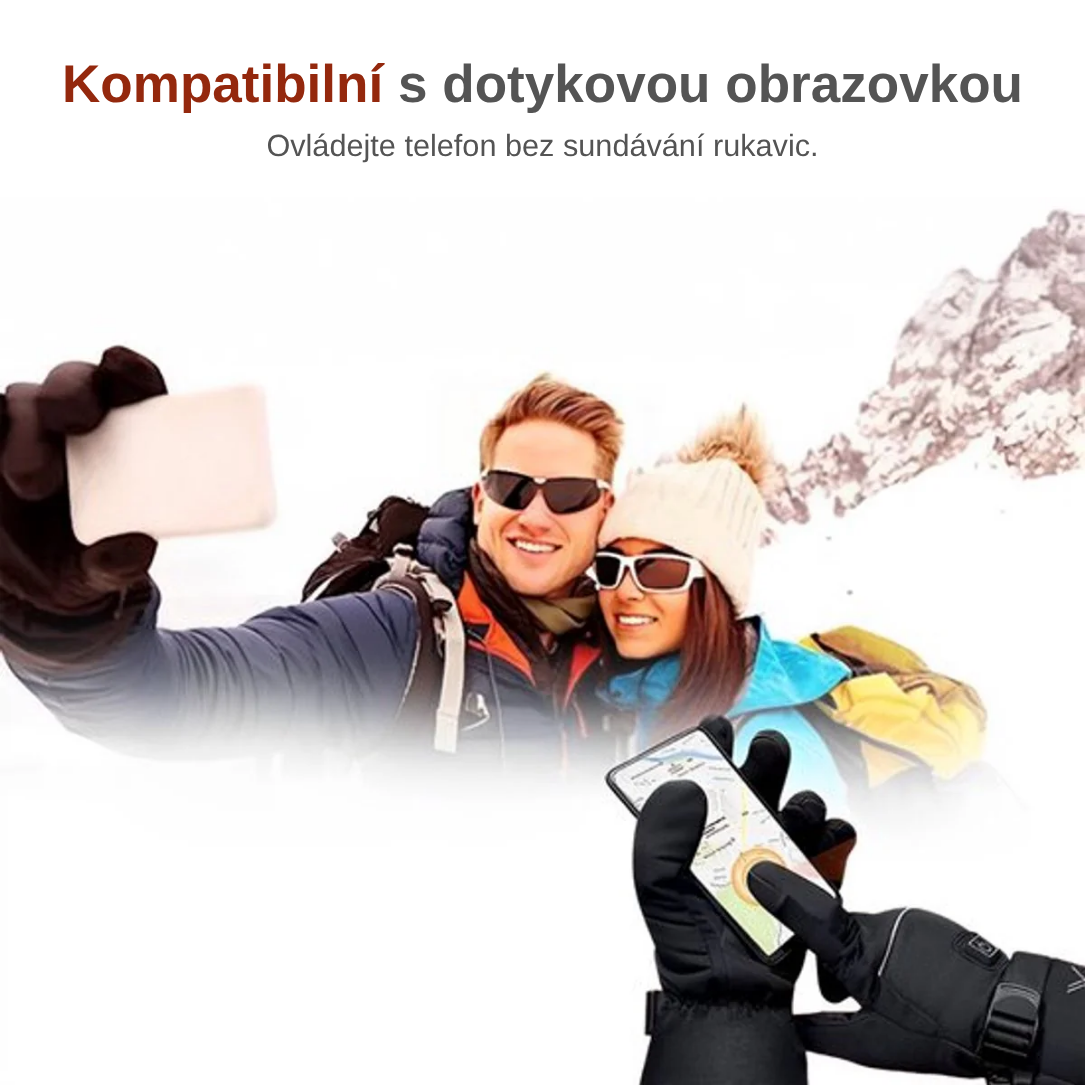 UltraWarm™ Elektrické rukavice – Dobíjecí & voděodolné