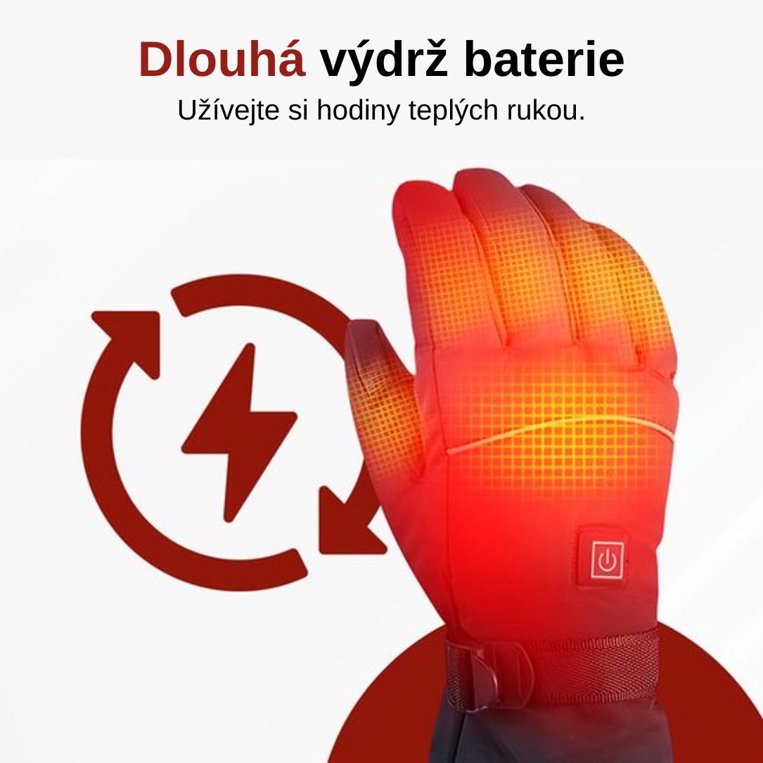 UltraWarm™ Elektrické rukavice – Dobíjecí & voděodolné