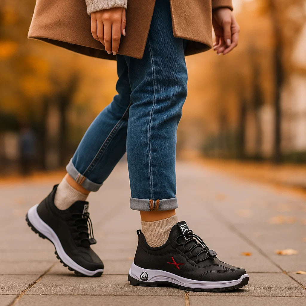 Dámské zimní sportovní sneakersy s polarovou podšívkou