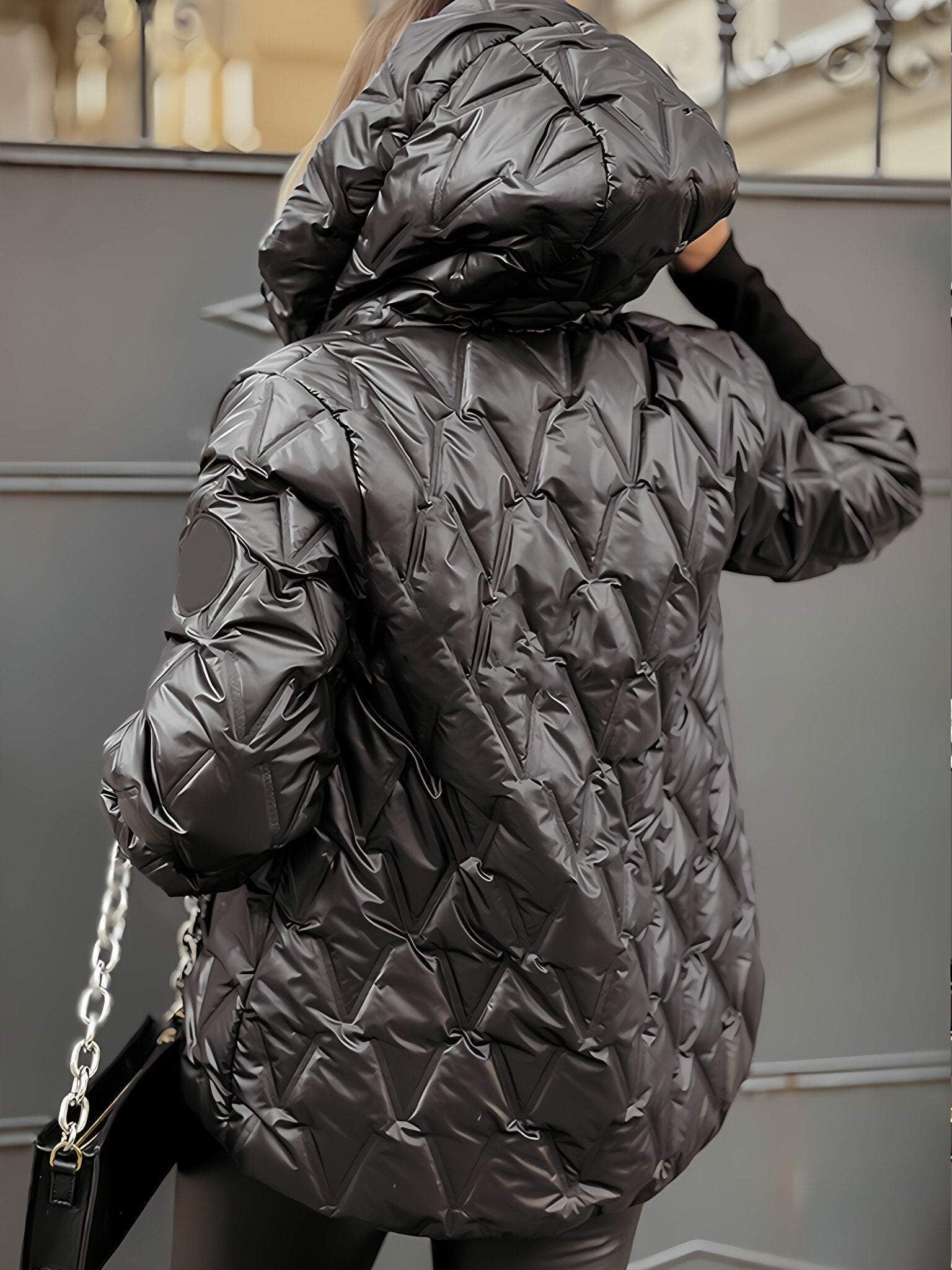 DiamondWarm™ Patchworková Bunda