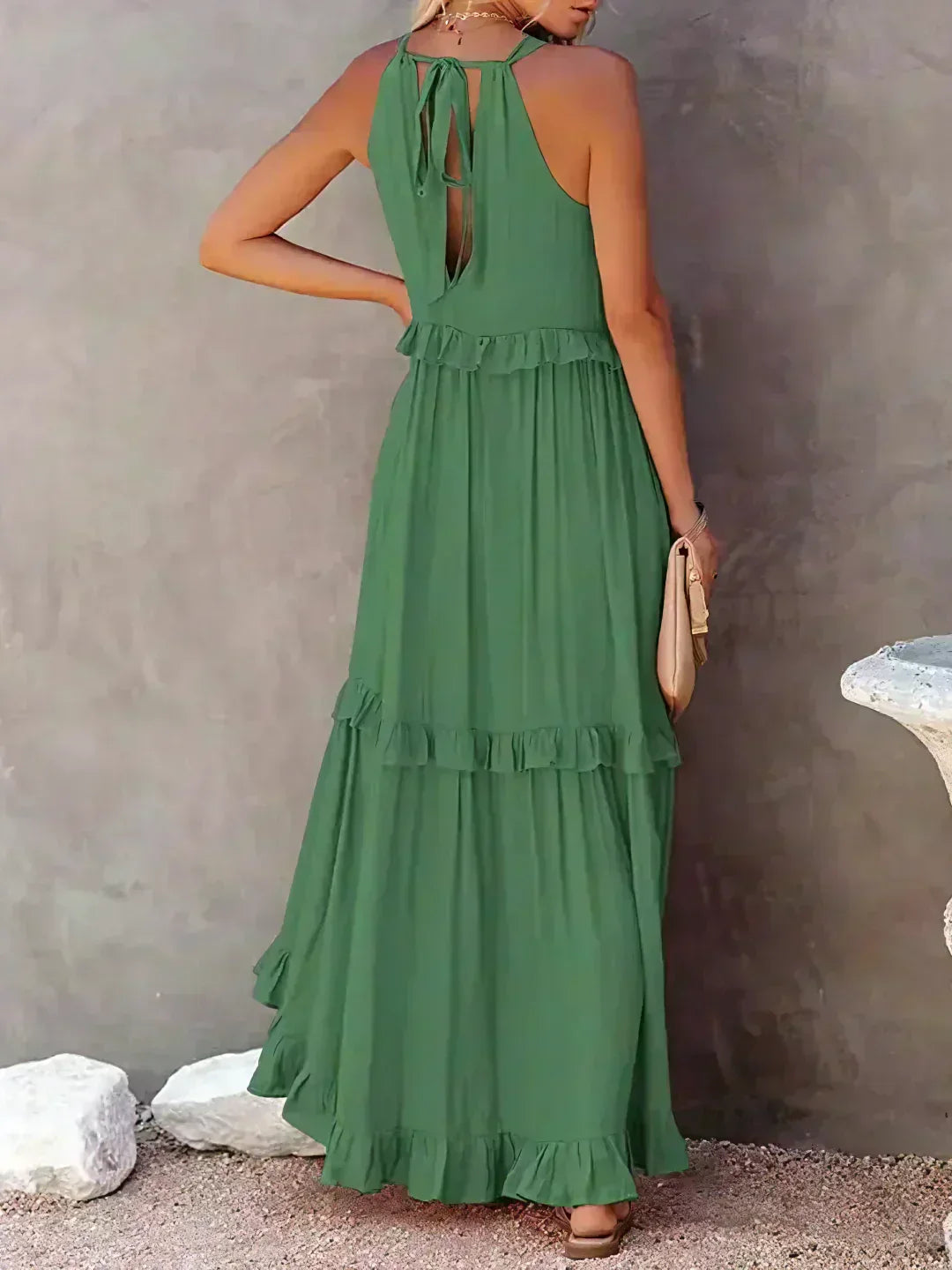 ANETA | Elegantní šaty bez rukávů s volány