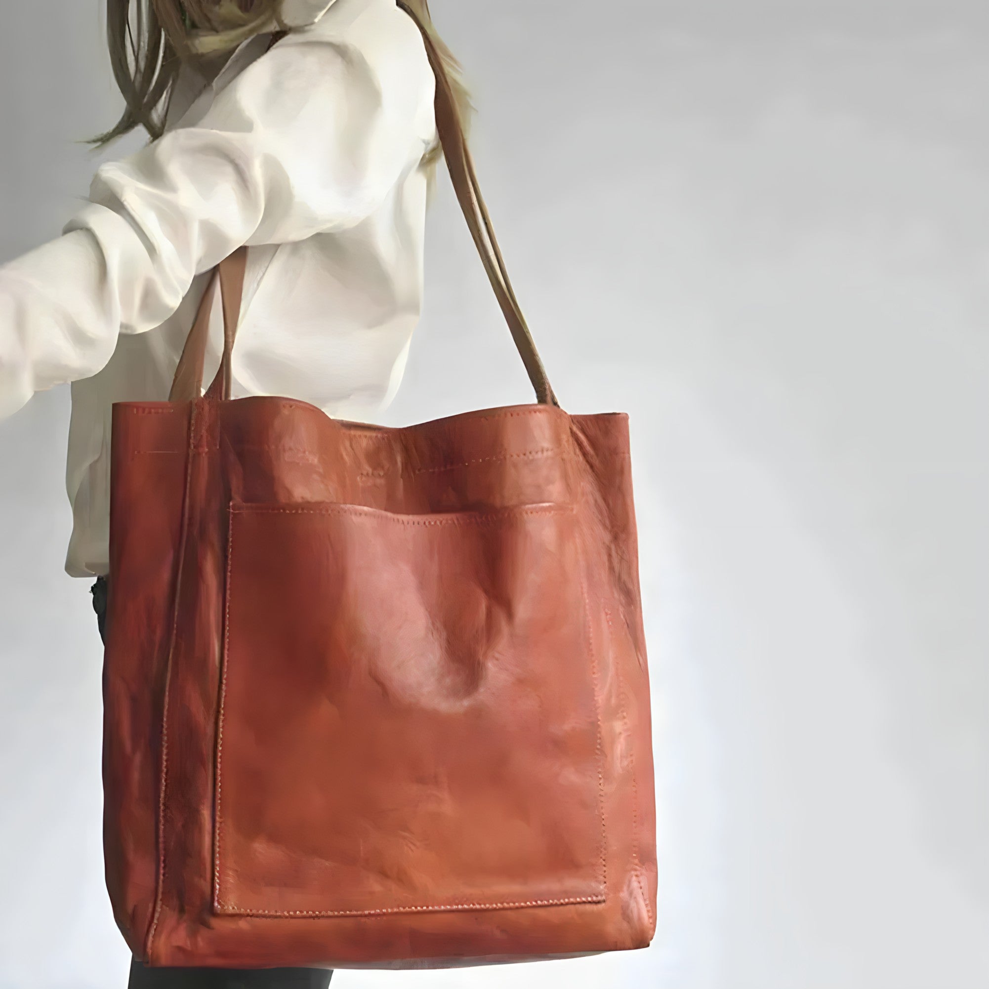 Eliska Luxe Tote – Stylová kožená kabelka přes rameno